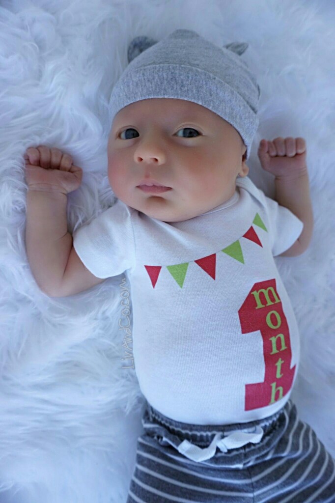 One Month Baby Photo Outfit  Baby Clothes