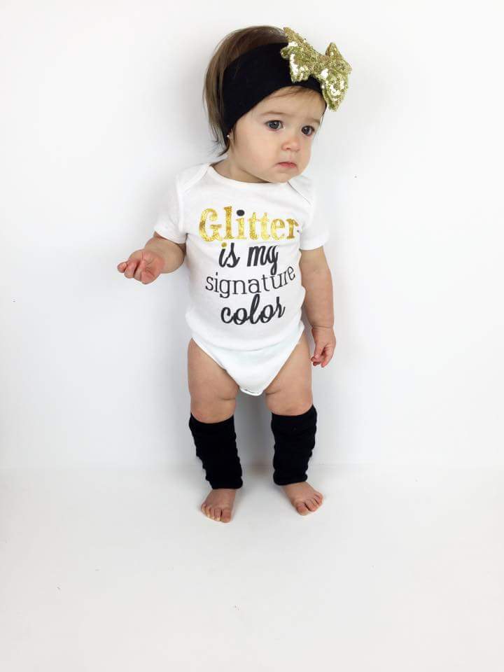 Glitter is My Signature Color® Baby Girl Outfit - Toddler Shirt