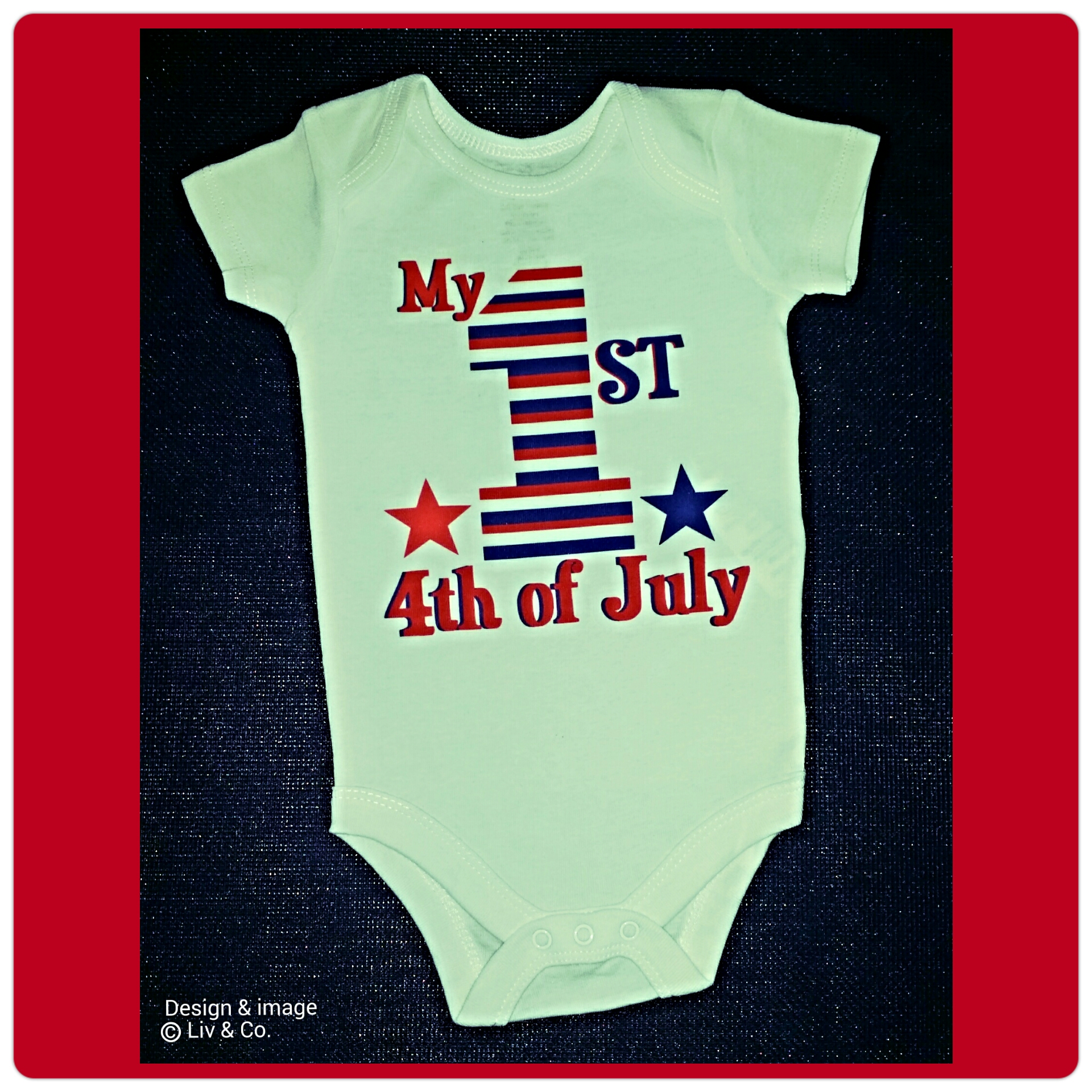 1st Fourth of July Baby Boy First Fourth of July Onesie First 4th of July 1st 4th of July