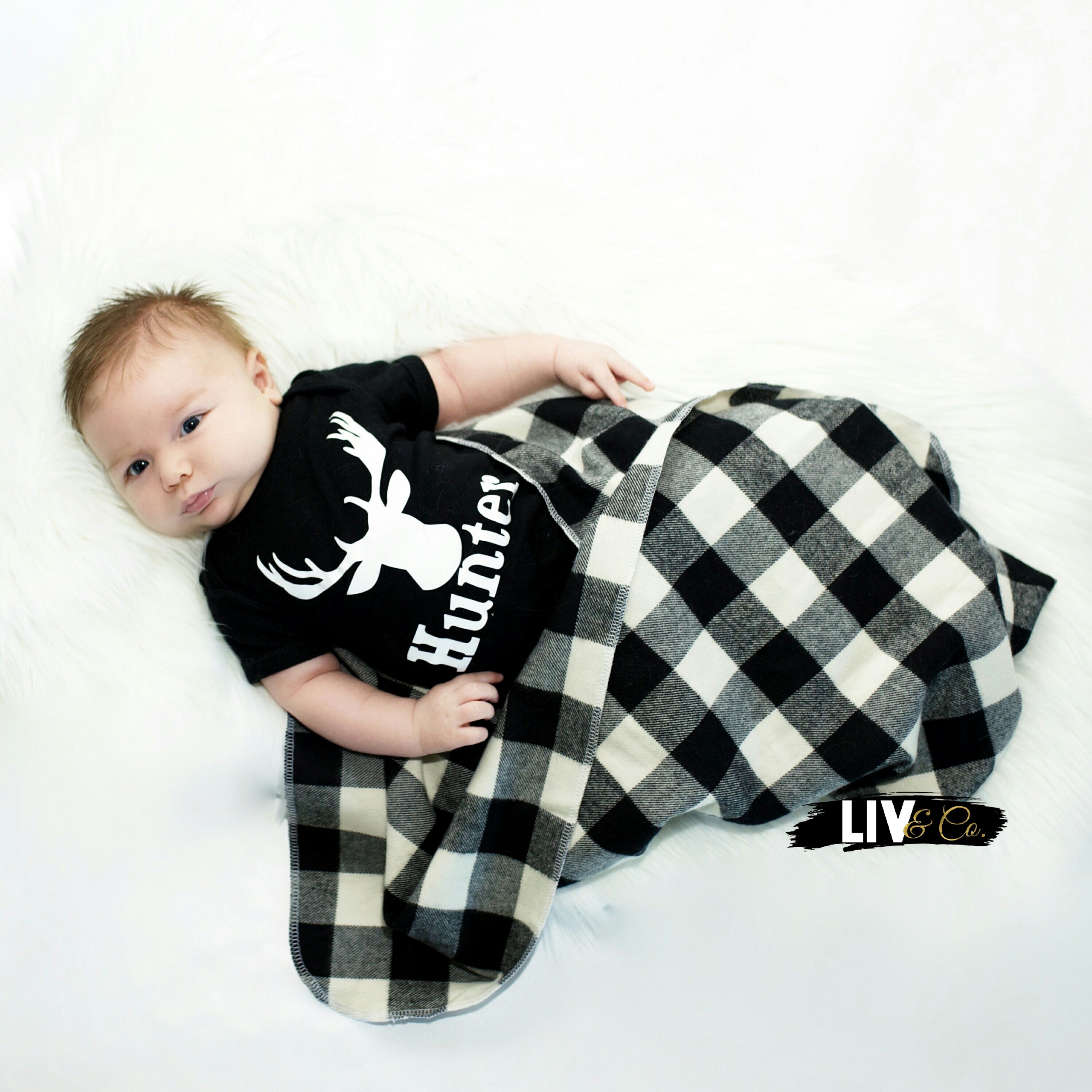 Louisville Cardinals Newborn & Infant Personalized Blanket - Black