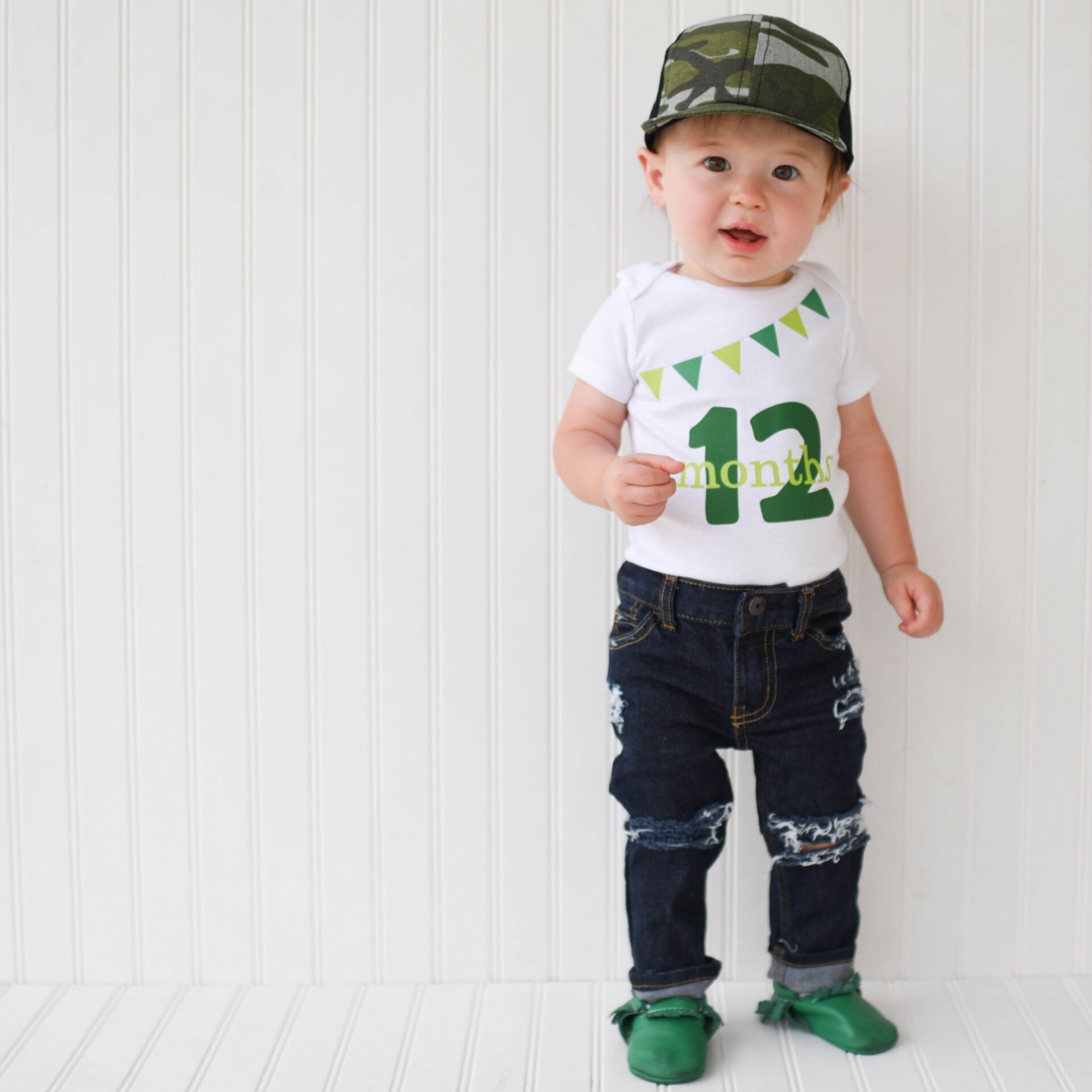 One Year Old Boy Birthday Outfit - 12 