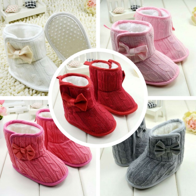 Warm Infant Newborn Baby Toddler Girl Boots - Shoes - 5 Colors