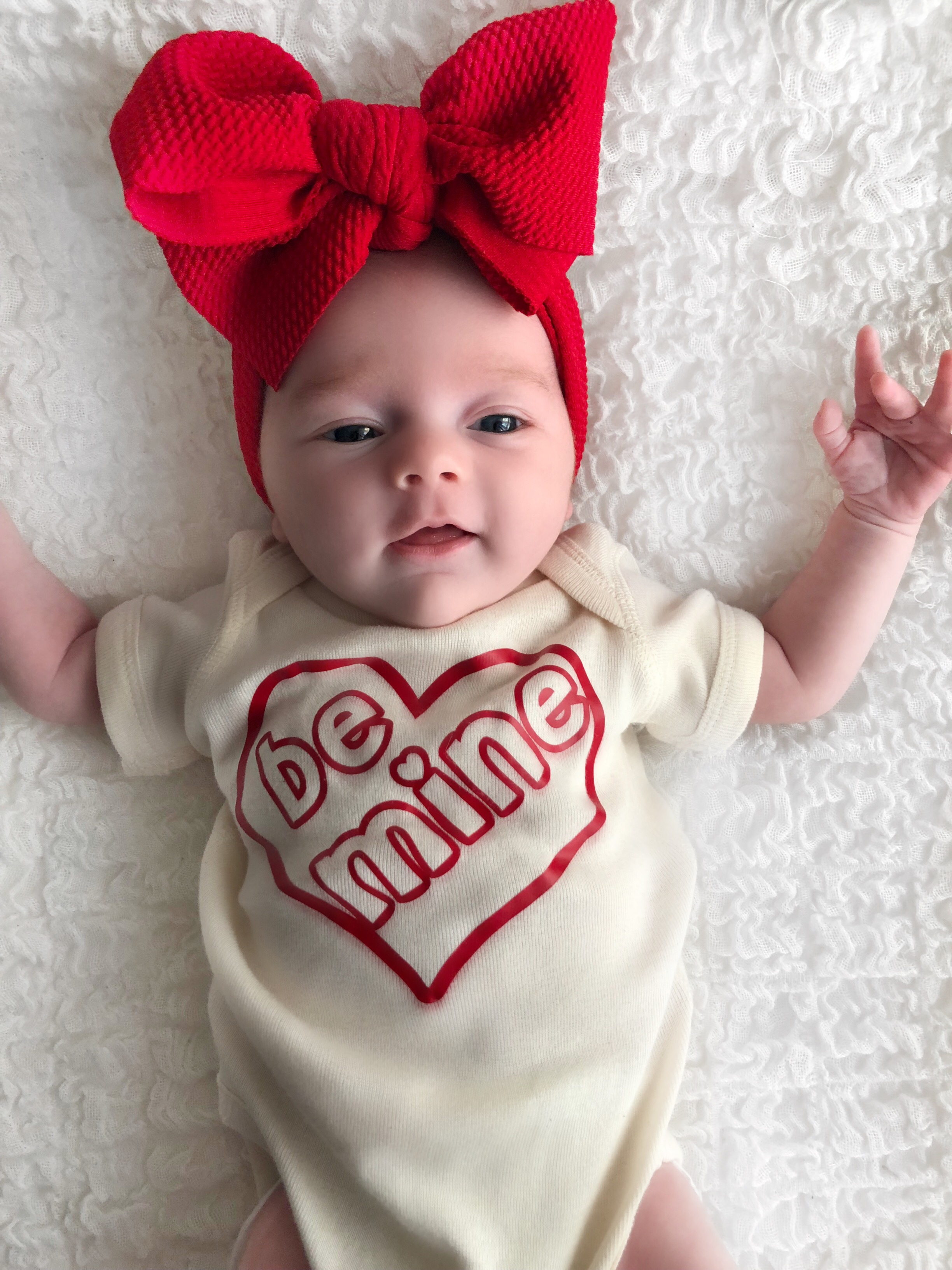 Baby Girl Valentines Outfit - First 