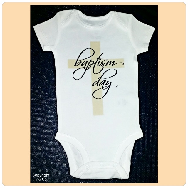 Gender Neutral Baby Baptism Outfit - Shirt - Gift
