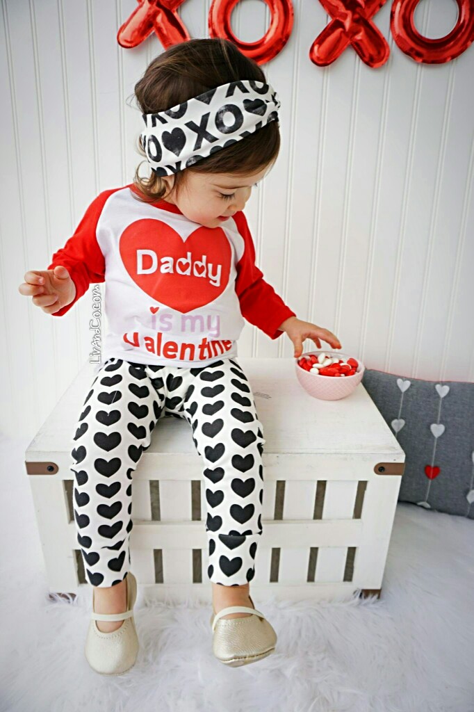 baby girl valentines outfit